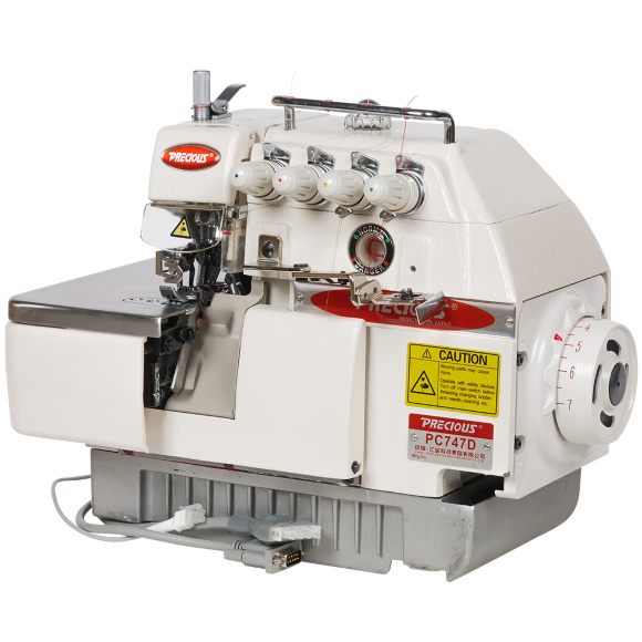 Precious PC 747D, оверлок промисловий чотиринитковий з вбудованим серводвигуном