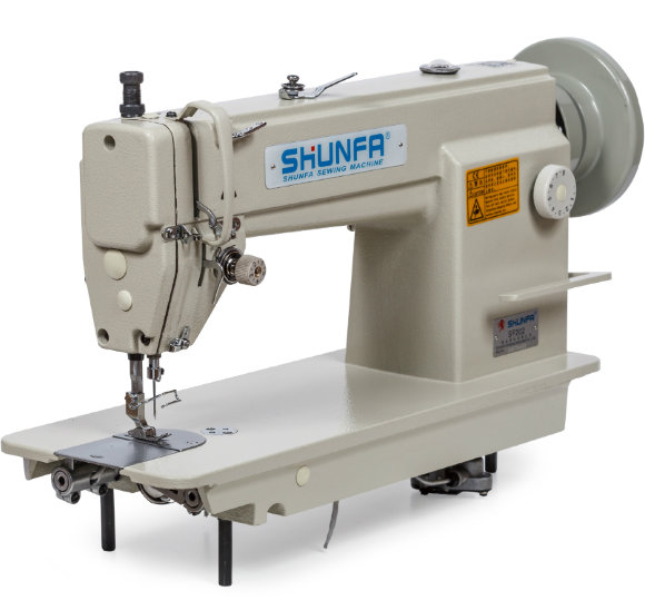 Shunfa SF 202, прямострочная швейная машинка с увеличенным челноком, для шитья тяжелых тканей