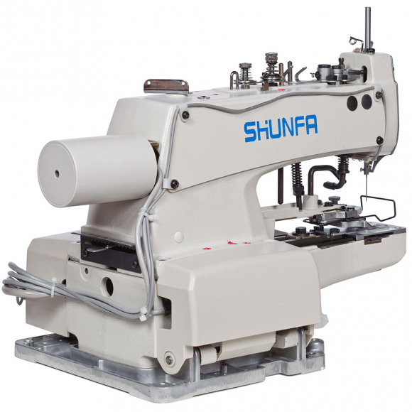 Shunfa SF 373/TY, електромеханічна машинка ланцюгового стібка для пришивання гудзиків