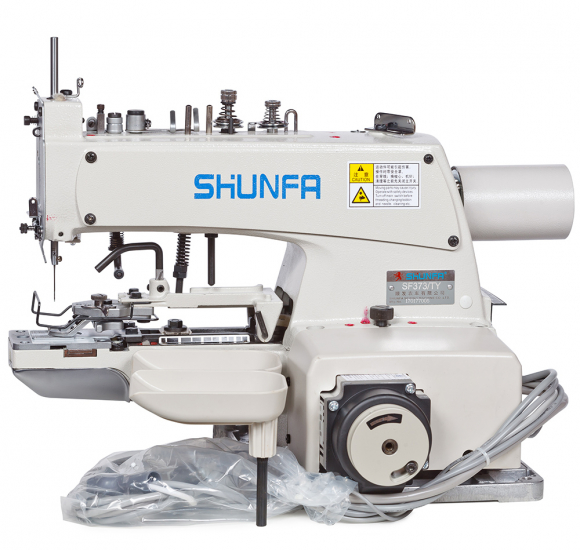 Shunfa SF 373/TY, електромеханічна машинка ланцюгового стібка для пришивання гудзиків