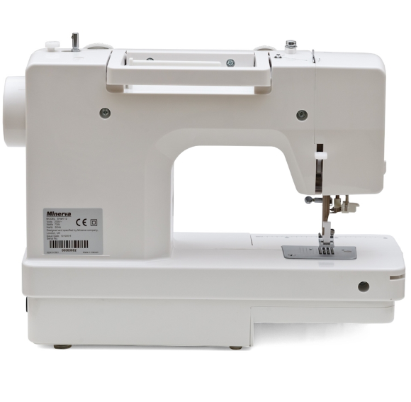 Minerva Smart 12, электромеханическая швейная машинка с вертикальным челноком и автоматической петлей Minerva Smart 12, электромеханическая швейная машинка с вертикальным челноком и автоматической петлей