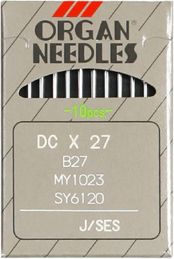 Organ DCx27 SES, трикотажные иглы для промышленных оверлоков Organ DCx27 SES, трикотажные иглы для промышленных оверлоков