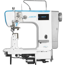 Jack S7-91, компьютерная одноигольная колонковая машина с роликовым продвижением
