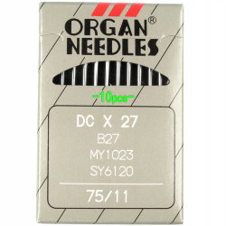Organ DCx27 RG, универсальные иглы для промышленных оверлоков Organ DCx27 RG, универсальные иглы для промышленных оверлоков