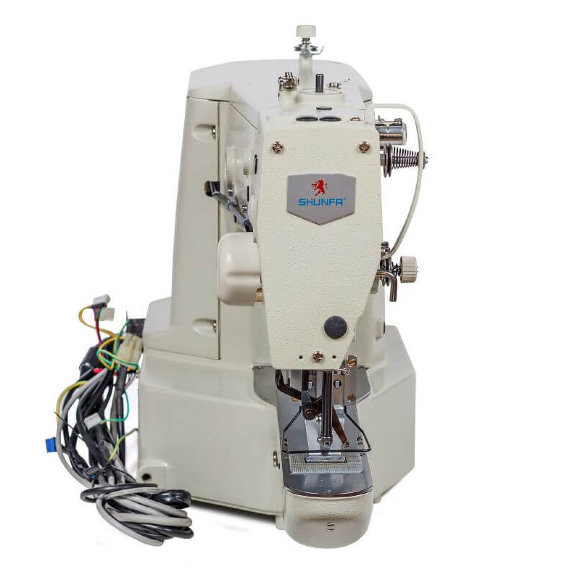 Shunfa SF 430D-02, комп'ютерна закріпочна швейна машина для середніх та важких матеріалів