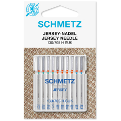 Schmetz 130/705 H SUK Jersey, десять игл ассорти для трикотажа для бытовых швейных машин