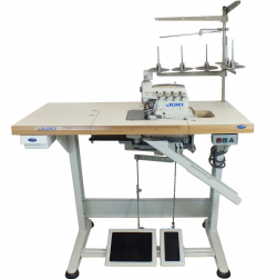 Juki MO-6714DA-BE6-40Н, четырехниточный промышленный оверлок с полусухой головой Juki MO-6714DA-BE6-40Н, четырехниточный промышленный оверлок с полусухой головой