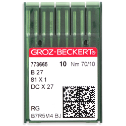 Groz-Beckert DCx27 RG, универсальные иглы для промышленных оверлоков