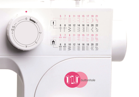 Minerva Eclipse 4820, швейна машина для дому з вертикальним човником та напівавтоматичною петлею Minerva Eclipse 4820, швейна машина для дому з вертикальним човником та напівавтоматичною петлею