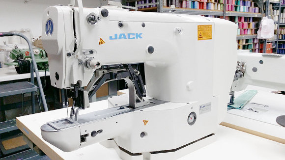 Jack T1903G, компьютерная пуговичная машина челночного стежка
