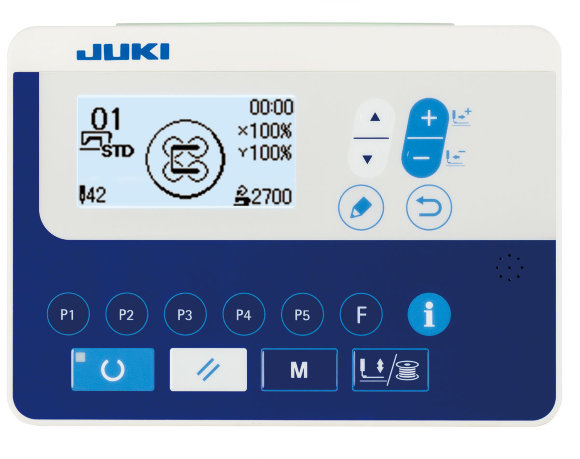 Juki LK-1903S-SS-301, комп'ютерна ґудзикова швейна машина човникового стібка