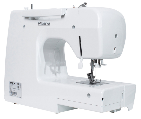 Minerva Next 421A, бытовая швейная машина с вертикальным челноком и автоматической петлей Minerva Next 421A, бытовая швейная машина с вертикальным челноком и автоматической петлей