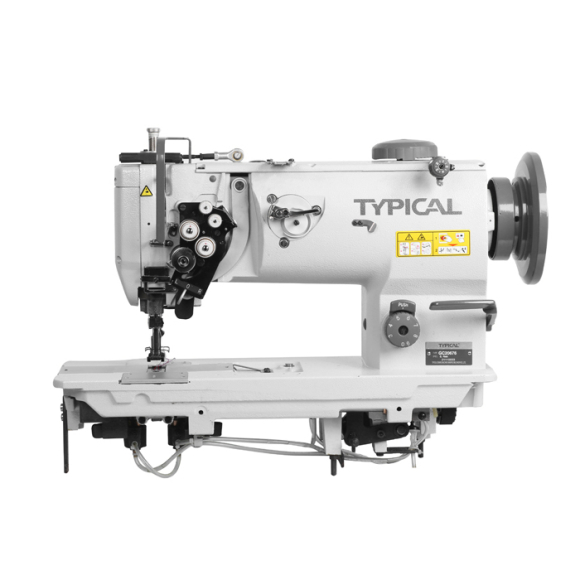 Typical GC 20676, двоголкова промислова швейна машина для шкіри з потрійним просуванням