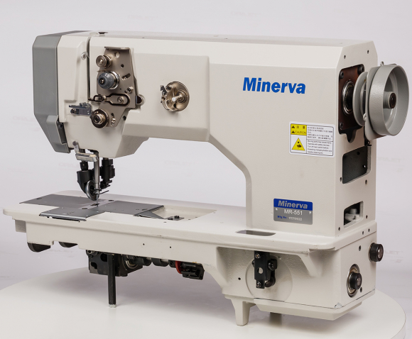 Minerva MR-551, швейная машина с роликовым продвижением