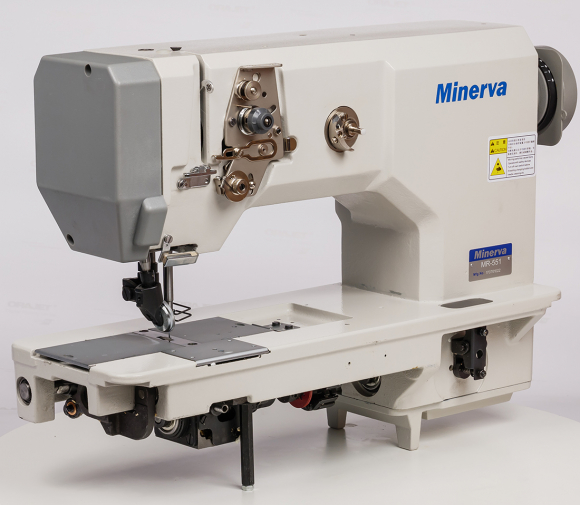 Minerva MR-551, швейная машина с роликовым продвижением