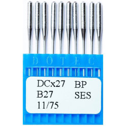 Dotec DCx27 SES, трикотажные иглы для промышленных оверлоков