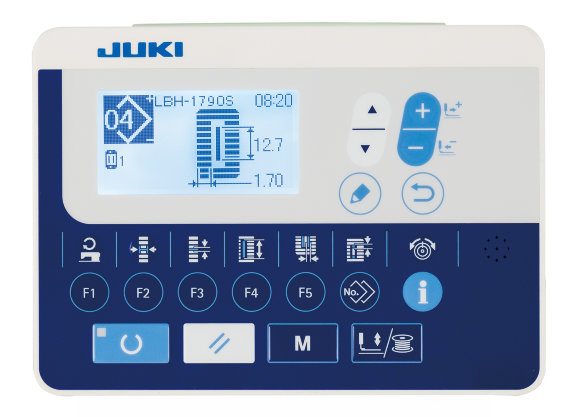 Juki LBH-1790S, комп'ютерна петельна швейна машина човникового стібка