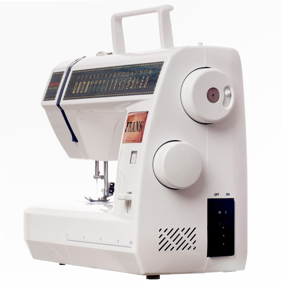 Veritas JSA18, побутова швейна машина для важких тканин з вертикальним човником та напівавтоматичною петлею