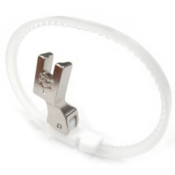 Golden Eagle SR-DB-L, пластиковая левая лапка для молнии с нейлоновым кольцом для швейной машины с нижним продвижением