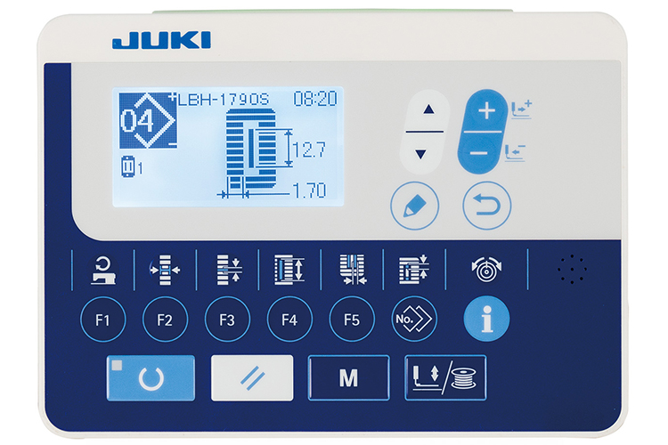 напівавтомат для обметування петель Juki LBH-1790S з новою панеллю управління